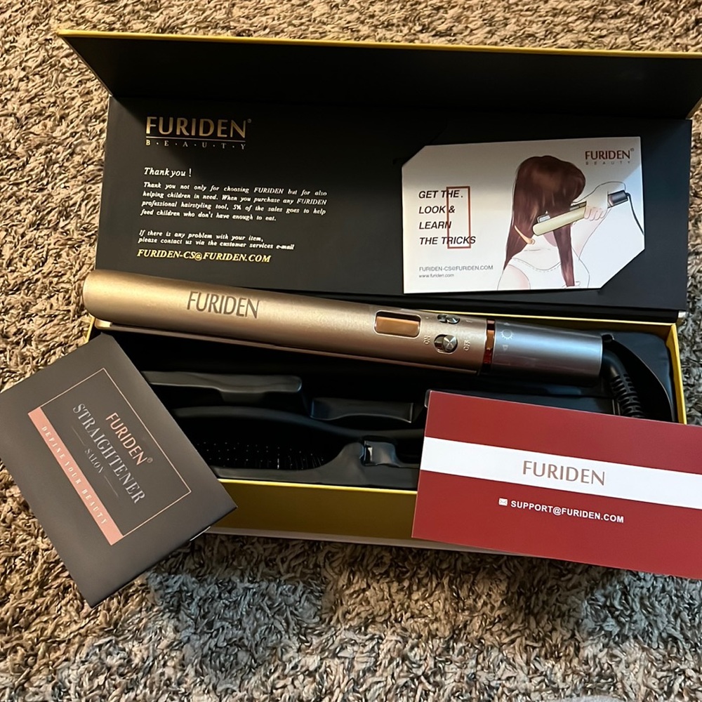 Furiden professional hair straightener